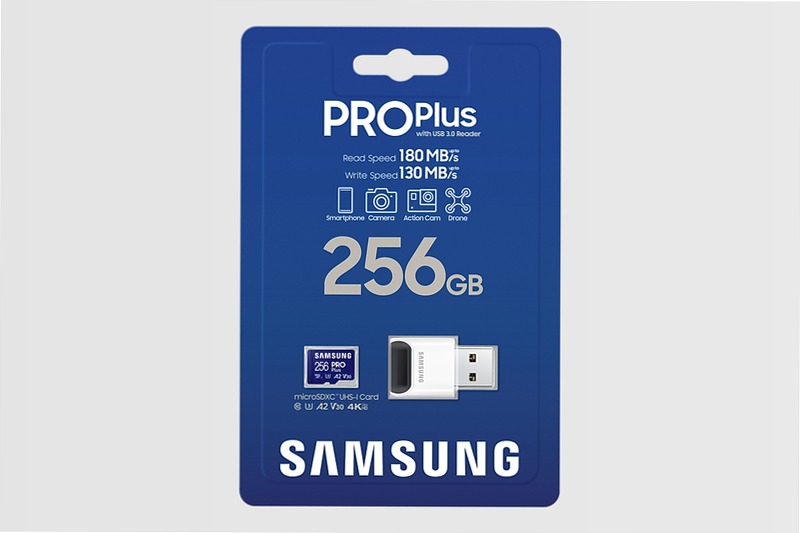 PRO Plus microSD 256GB - Velocità e Protezione per le Tue Emozioni