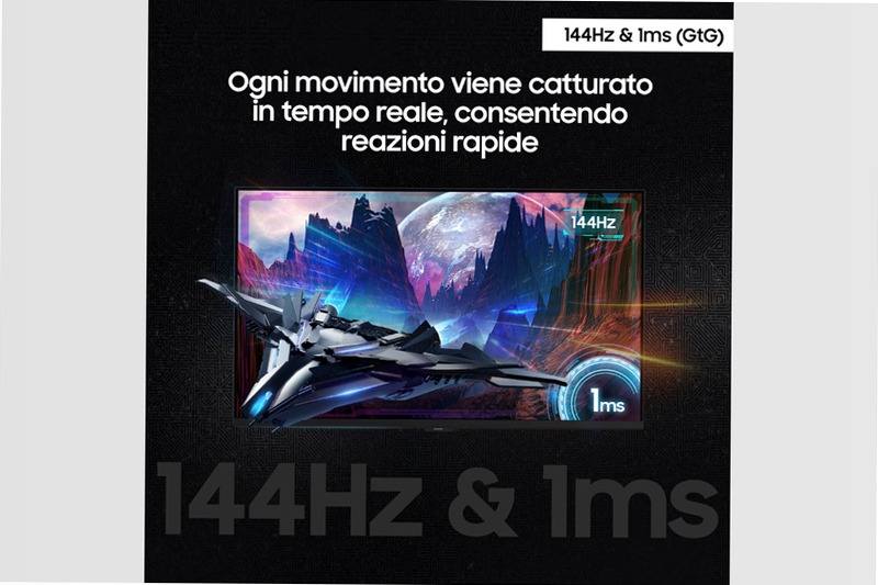 Monitor Gaming Odyssey G7 - G70D da 27'' UHD Flat Nero IPS