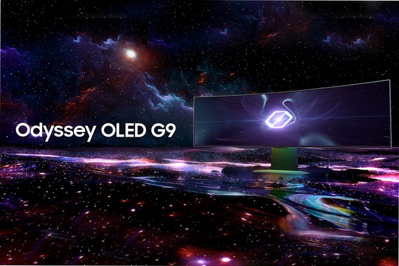 Monitor Gaming Odyssey OLED G9 da 49'' Dual QHD Curvo 5120 x 1440