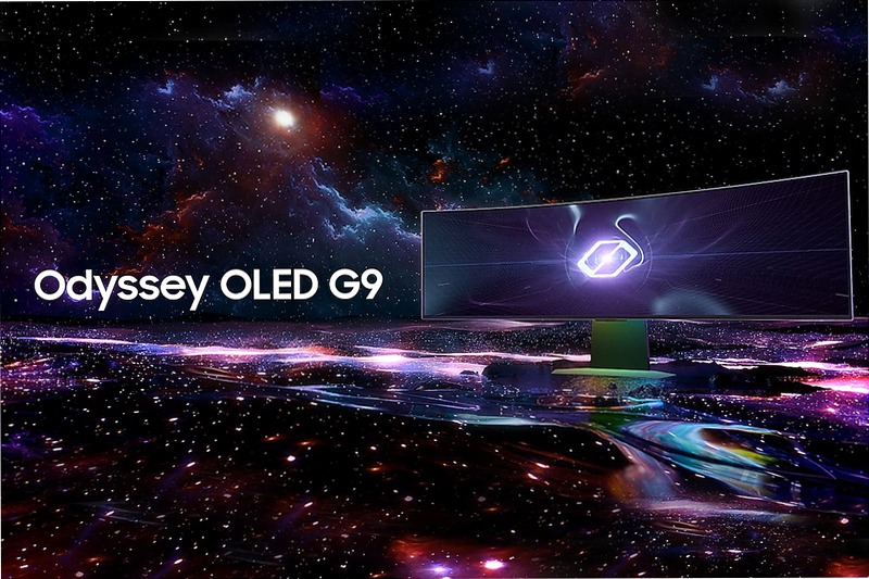Monitor Gaming Odyssey OLED G9 da 49'' Dual QHD Curvo 5120 x 1440