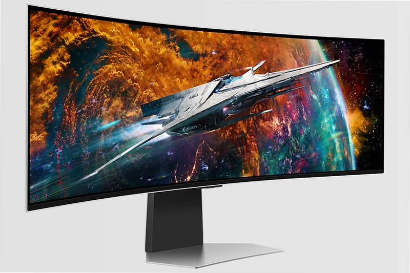 Monitor Gaming Odyssey OLED G9 da 49'' Dual QHD Curvo 5120 x 1440