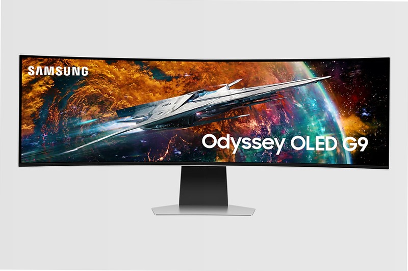 Monitor Gaming Odyssey OLED G9 da 49'' Dual QHD Curvo 5120 x 1440
