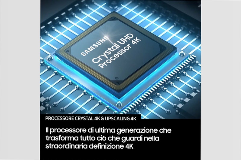 55" Crystal UHD U8090F 4K Vision AI Smart TV Nero LED