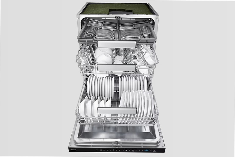 Lavastoviglie Samsung Serie 70 DW70H73WCB0 C 14 Blu Incasso