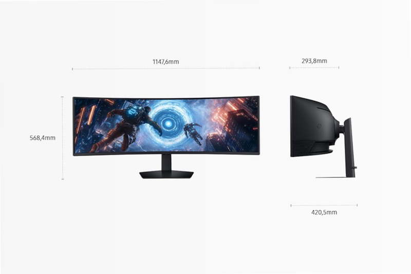 Monitor Gaming Odyssey G9 - G91F da 49" DQHD Curvo Nero VA