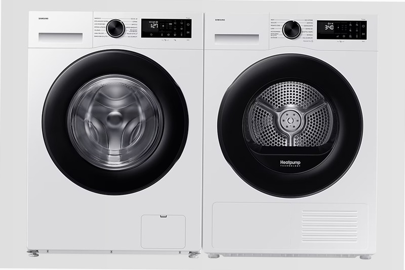 Asciugatrice Samsung Crystal EcoDry 9 Kg 9kg C Bianco