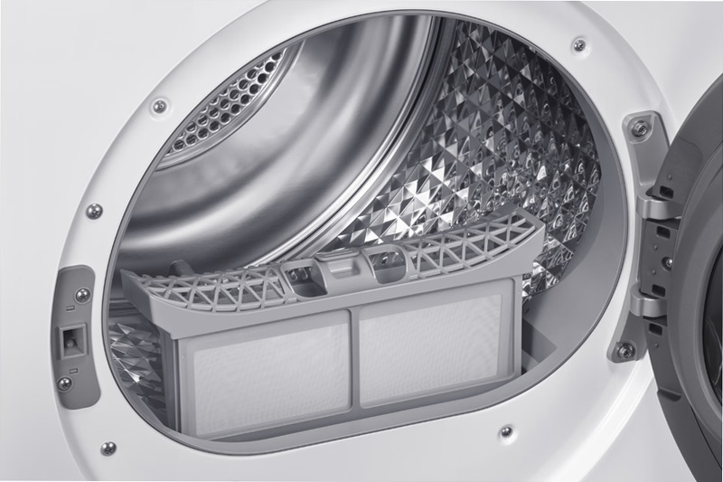Asciugatrice Samsung Crystal EcoDry 9 Kg 9kg C Bianco
