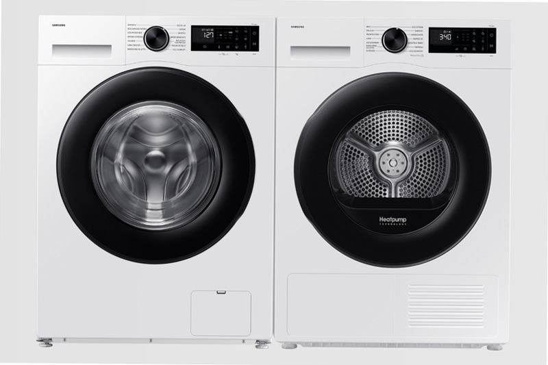 Asciugatrice Samsung Crystal EcoDry 9 Kg 9kg C Bianco