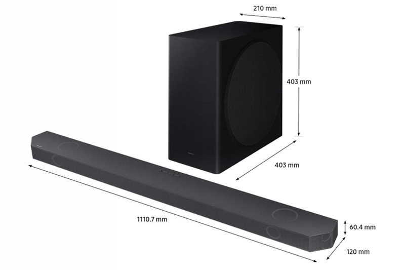 Soundbar HW-Q800B 5.1.2 Ch 5.1.2 (Dolby Atmos reale)