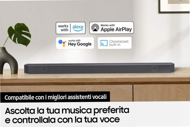 Soundbar HW-Q800B 5.1.2 Ch 5.1.2 (Dolby Atmos reale)
