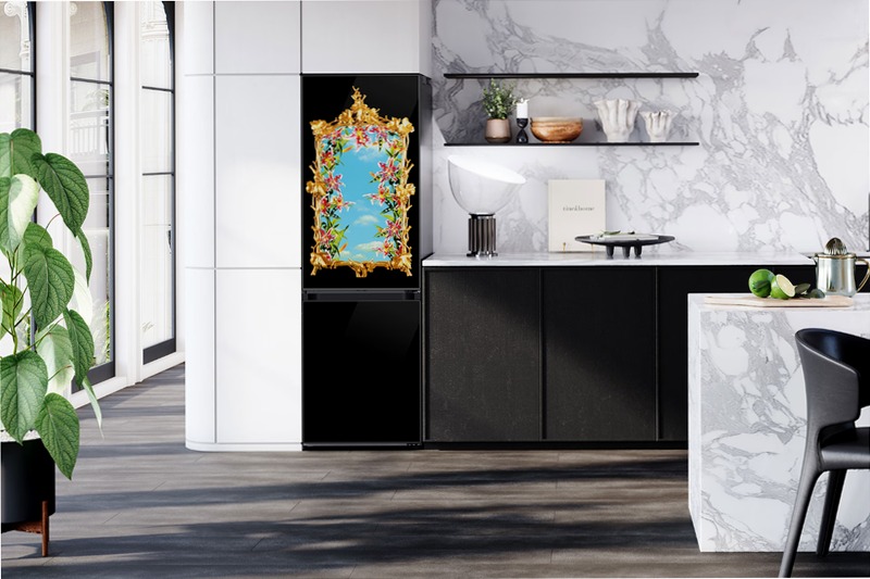 Frigorifero Combinato Samsung TOILETPAPER X BESPOKE Magic Mirror D 344lt
