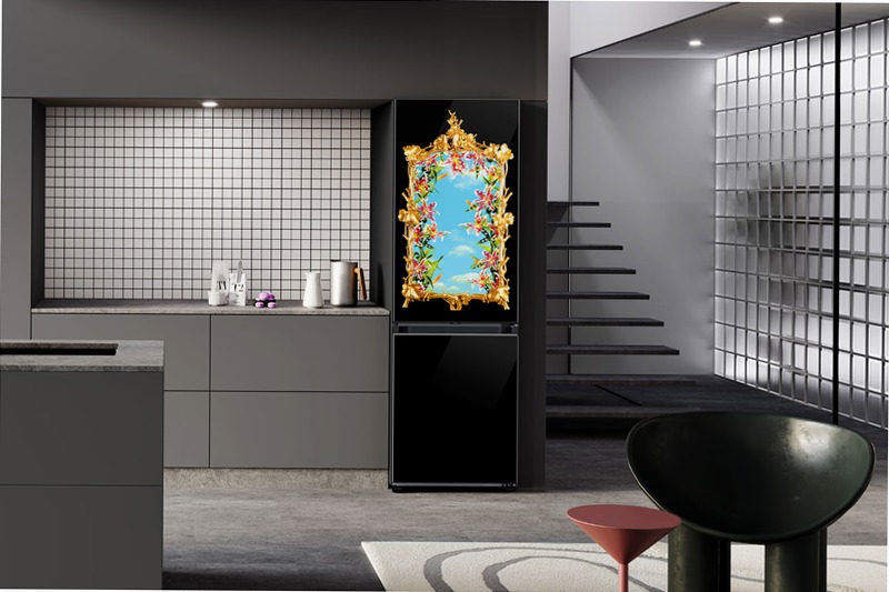 Frigorifero Combinato Samsung TOILETPAPER X BESPOKE Magic Mirror D 344lt