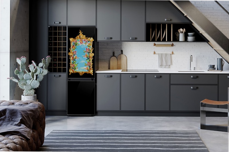 Frigorifero Combinato Samsung TOILETPAPER X BESPOKE Magic Mirror D 344lt