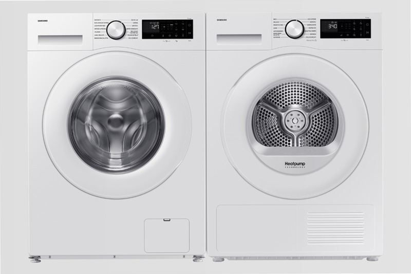 Asciugatrice Samsung Crystal EcoDry 9 Kg 9kg C Bianco