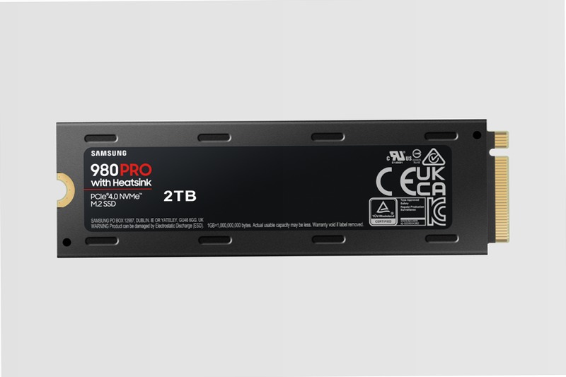 980 PRO NVMe 2TB con Dissipatore di Calore 7000MB/s 7000MB/s