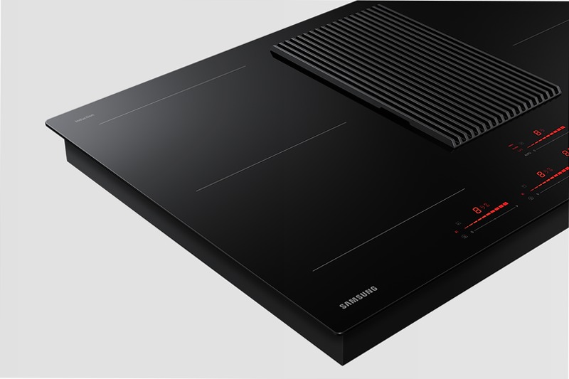 Piano a induzione con cappa integrata filtrante Samsung NZ84T9747VK