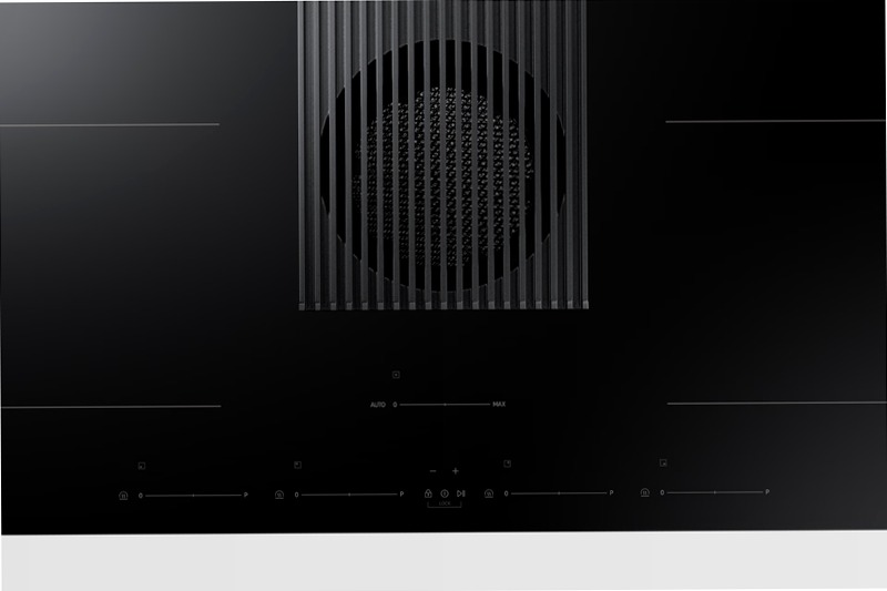 Piano a induzione con cappa integrata filtrante Samsung NZ84T9747VK Nero 2
