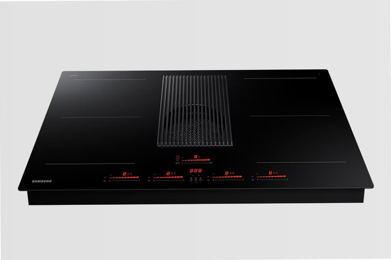 Piano a induzione con cappa integrata filtrante Samsung NZ84T9747VK