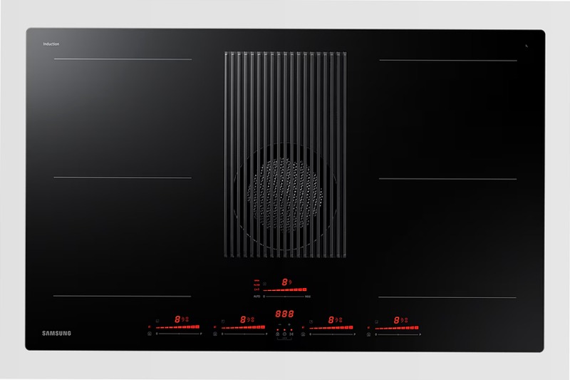 Piano a induzione con cappa integrata filtrante Samsung NZ84T9747VK
