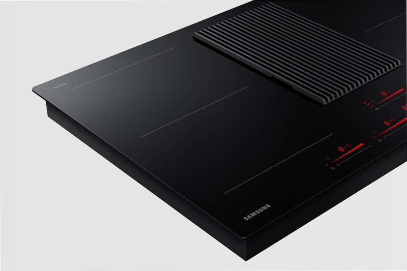 Piano a induzione con cappa integrata filtrante Samsung NZ84T9747VK Nero 2