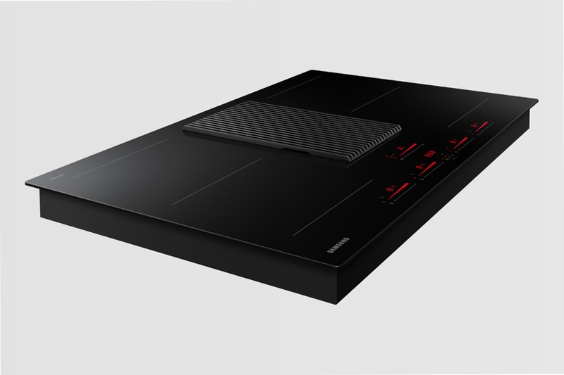 Piano a induzione con cappa integrata filtrante Samsung NZ84T9747VK Nero 2