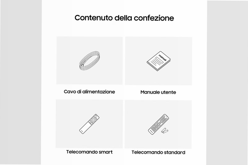 2025 U8000F - Smart TV 65" 4K Crystal UHD Nero