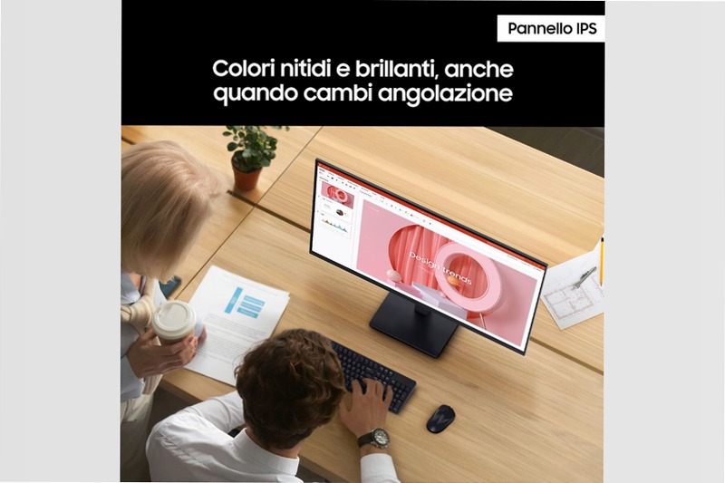Monitor LED Serie S30GD da 24'' Full HD Nero IPS