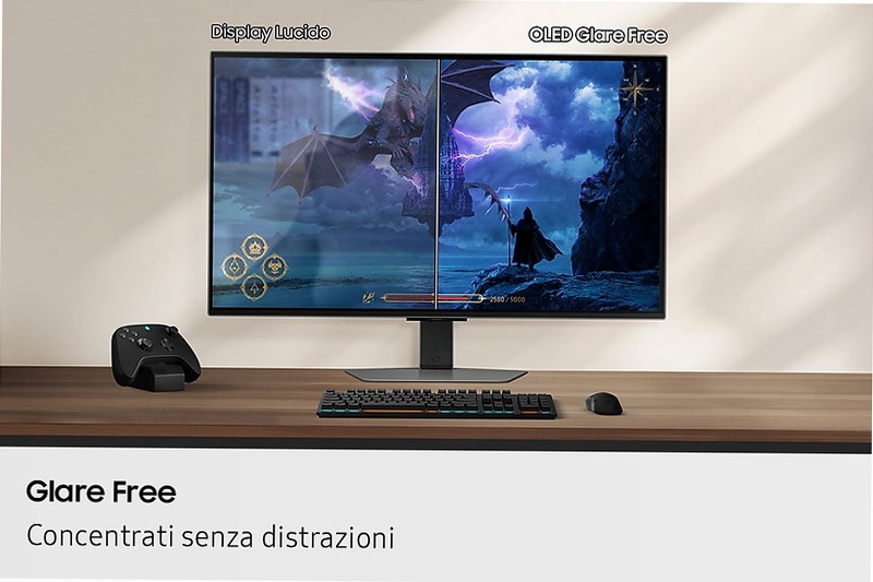 Monitor Gaming Odyssey OLED G8 - G81SF da 27" UHD Flat