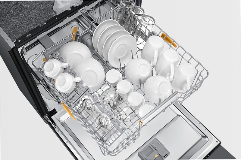 Lavastoviglie Samsung Serie 6 JetClean Sliding DW60DG790I00 A 14 Bianco Incasso