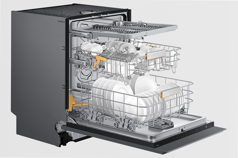 Lavastoviglie Samsung Serie 6 JetClean Sliding DW60DG790I00 A 14 Bianco Incasso
