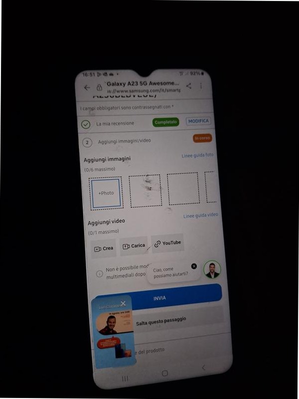 Galaxy A23 5G - Sfida i limiti del 5G 4GB Nero