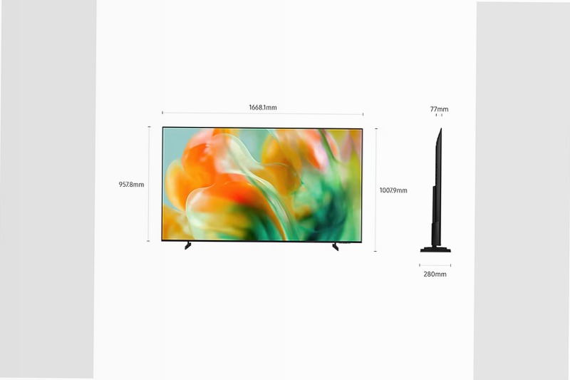 75" Mini LED M80H 4K Vision AI Smart TV Nero