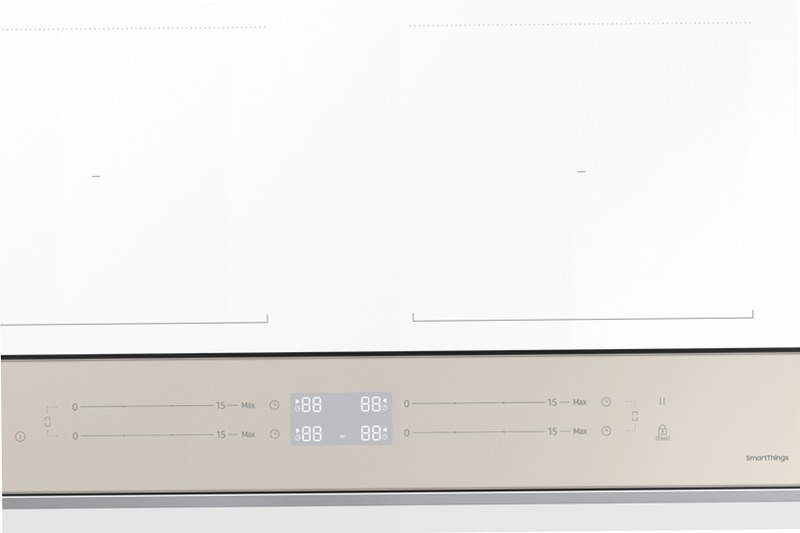 Piano a Induzione Samsung BESPOKE Slim Fit NZ64B5067YY Bianco 4
