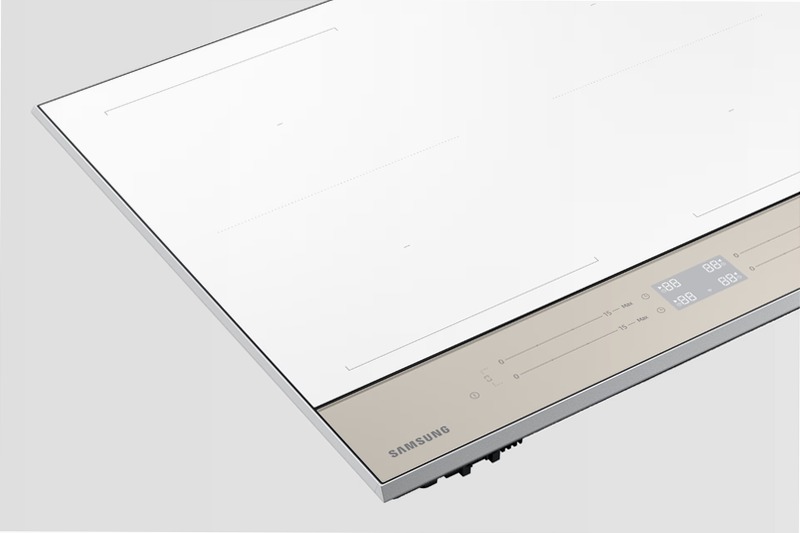 Piano a Induzione Samsung BESPOKE Slim Fit NZ64B5067YY Bianco 4
