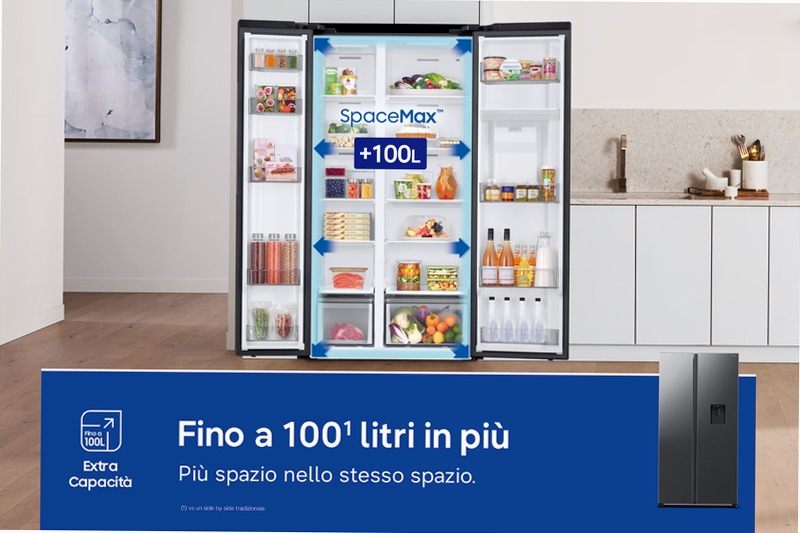 RS4000DC Side by Side con Grande Capacità E 578lt