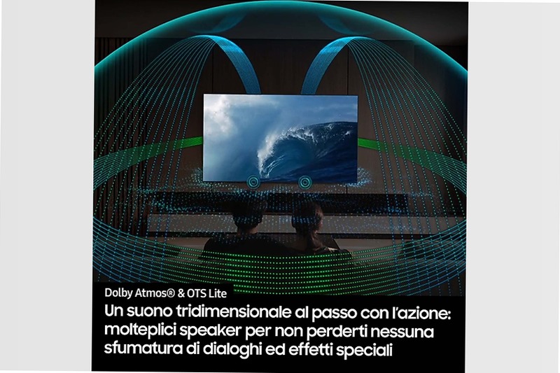 2025 QN83F 50" 4K Neo QLED Mini LED Vision AI TV | Samsung Italia Argento