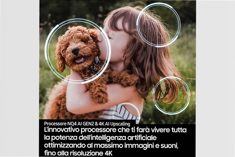 2025 QN83F 50" 4K Neo QLED Mini LED Vision AI TV | Samsung Italia Argento