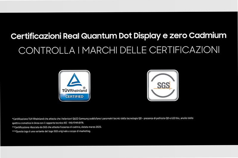2025 QN83F 50" 4K Neo QLED Mini LED Vision AI TV | Samsung Italia Argento
