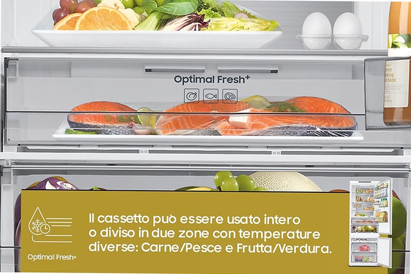 Frigorifero Combinato Samsung F1RST 75 AI Ghiaccio Incasso