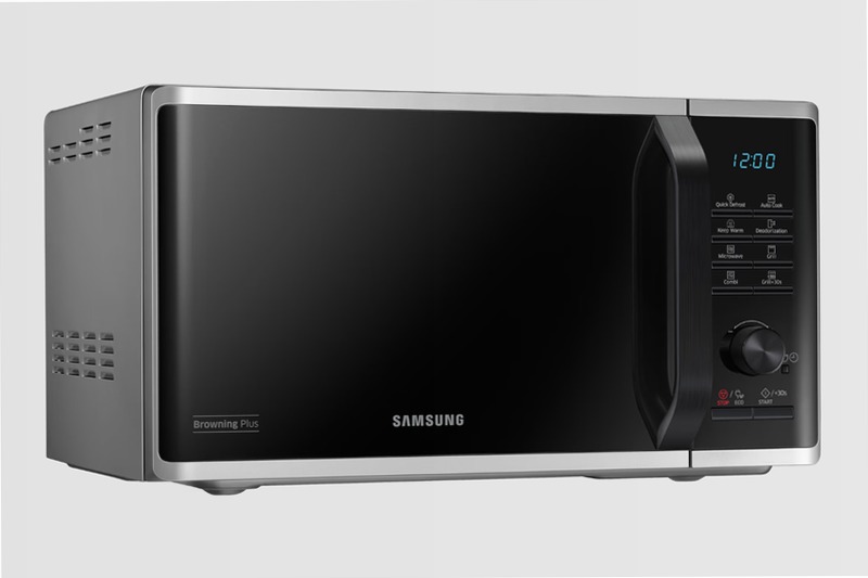 Microonde Samsung Grill Cottura Croccante MG23K3515AS Argento 23