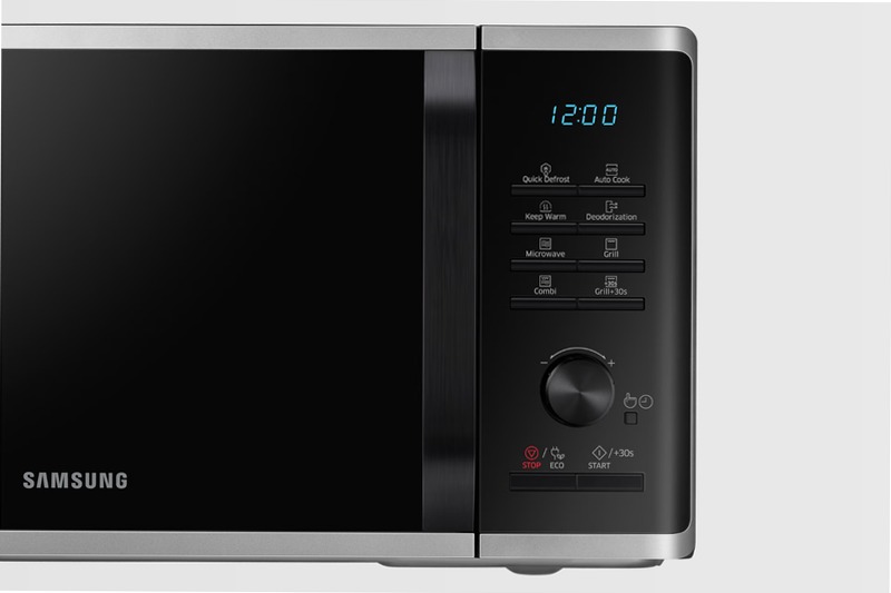 Microonde Samsung Grill Cottura Croccante MG23K3515AS Argento 23