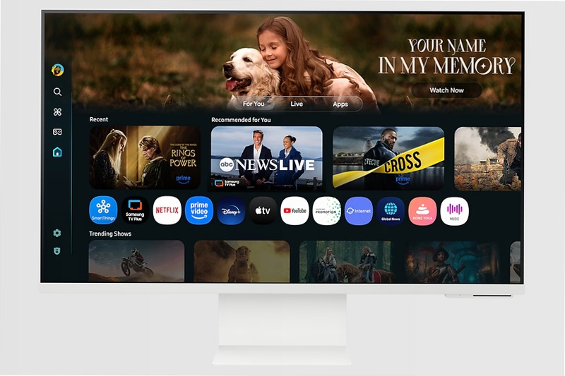 Smart Monitor M8 - M80F da 32" 4K Samsung Vision AI Bianco VA