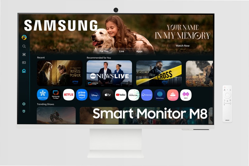 Smart Monitor M8 - M80F da 32" 4K Samsung Vision AI Bianco VA