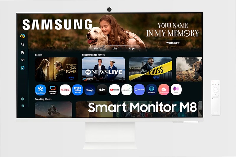Smart Monitor M8 - M80F da 32" 4K Samsung Vision AI Bianco VA