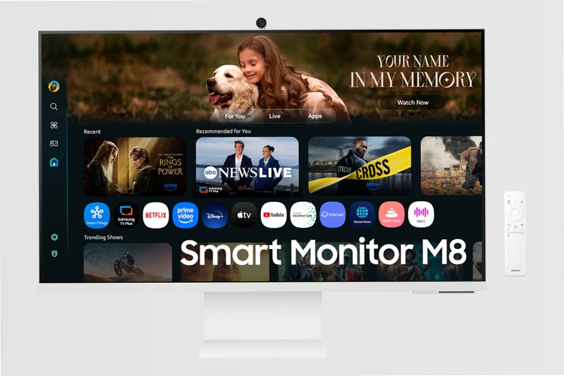 Smart Monitor M8 - M80F da 32" 4K Samsung Vision AI Bianco VA