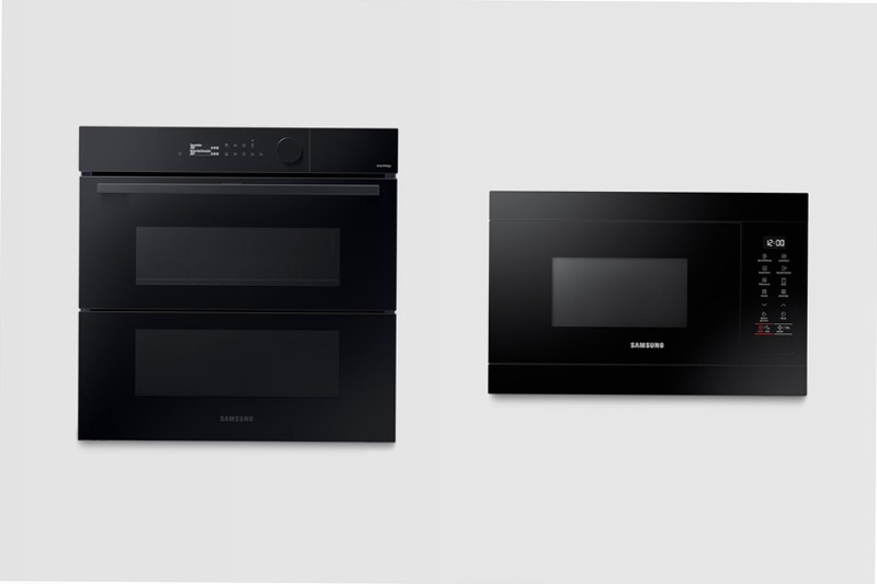 Forno a Vapore Dual Cook Flex™ Steam Serie 5 + Forno Microonde Grill ad Incasso 22 Nero