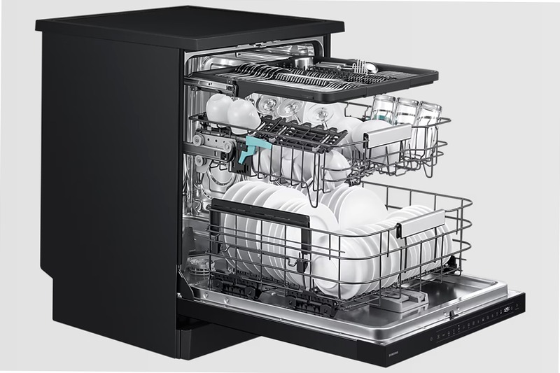Lavastoviglie a Libera Installazione Samsung Serie 80 AI 14 Antracite