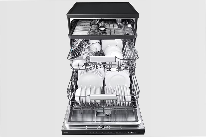 Lavastoviglie a Libera Installazione Samsung Serie 80 AI 14 Antracite