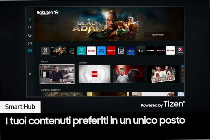 QLED 4K 65" Q75C TV - Samsung Italia Grigio 65" 4K QLED