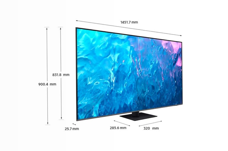 QLED 4K 65" Q75C TV - Samsung Italia Grigio 65" 4K QLED